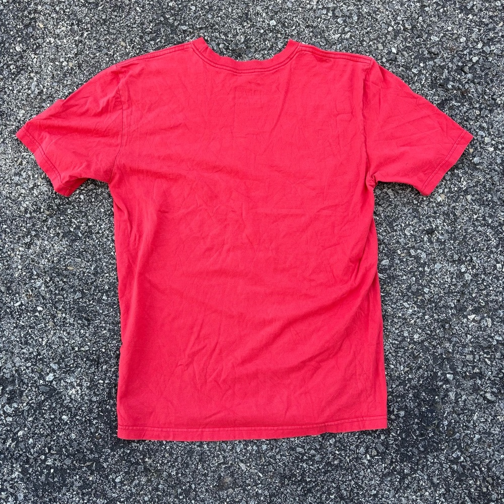 Nike Red Tee with Yellow Logo - Picture 3 of 4